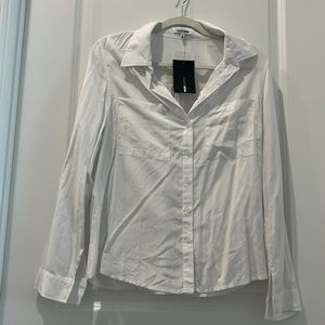 White Collared Shirt